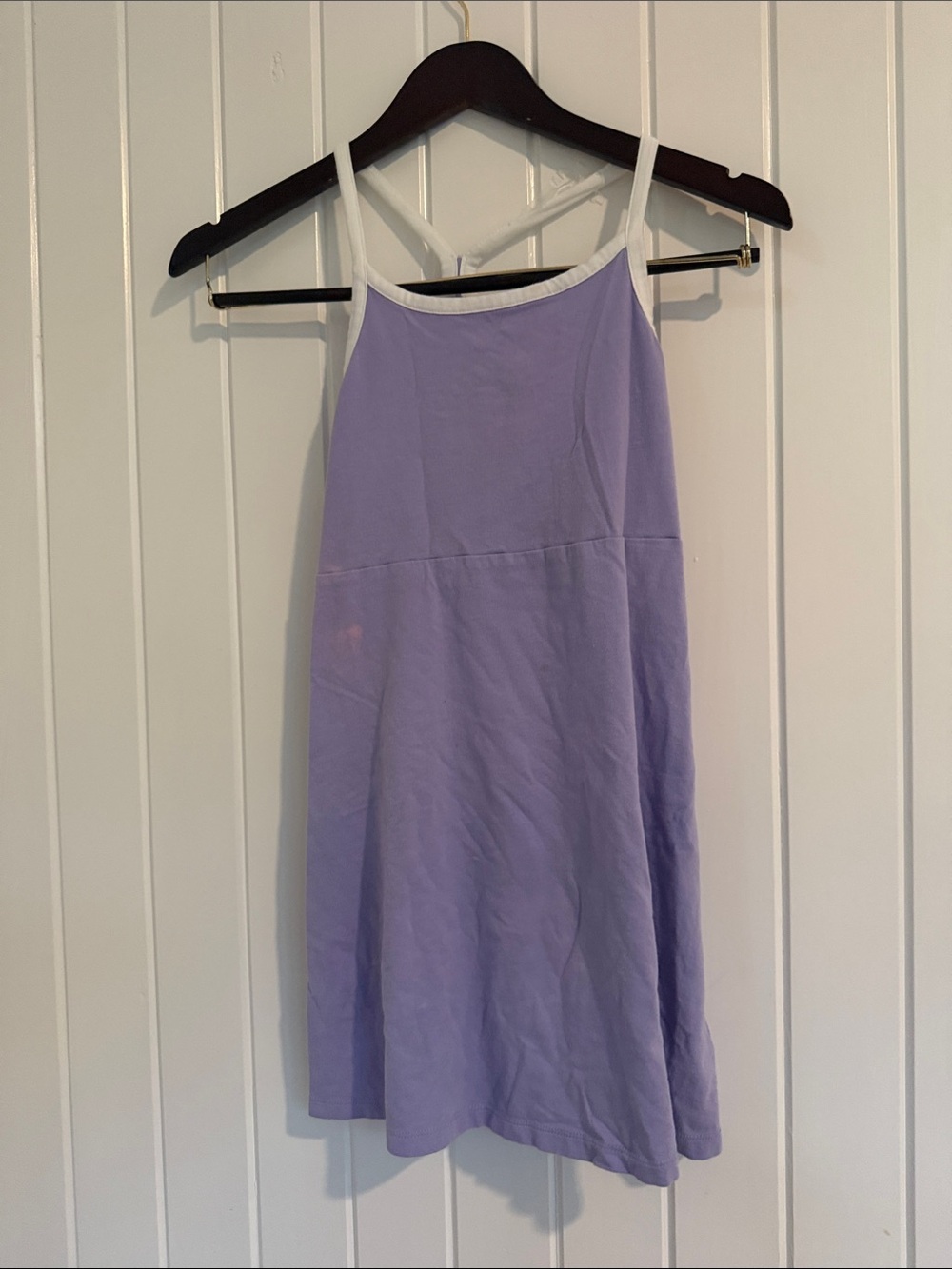 GAP Kids Lilac Tee with White Neck Trim